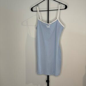 H&M | Butterfly Mini Dress | Light Blue | Size M | NWOT​